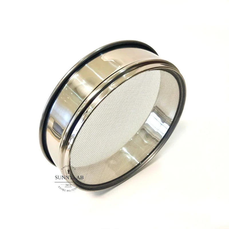 Lab 12-200 Mesh Stainless Steel Test Sieve – 20cm Double-Layer Sampling Flour Sifter