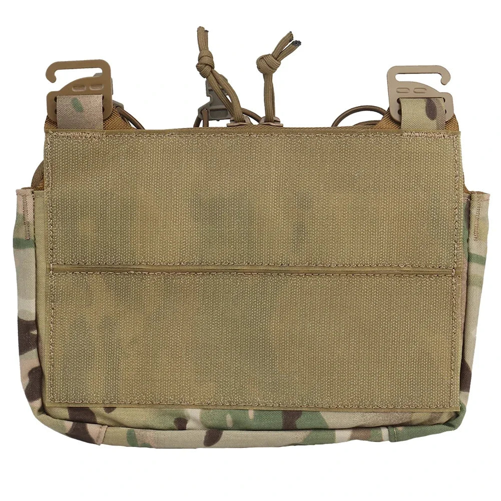 G-Hook DOPE Front Flap Double Stack Abdominal Fanny Pack – Triple Magazine Kangaroo Pouch for FCPC/FCSK Plate Carrier Vest