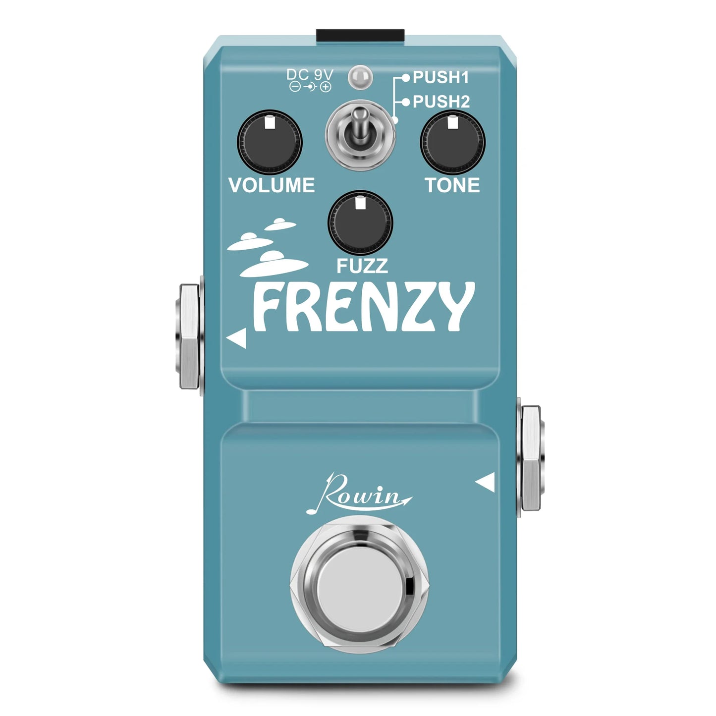 Rowin Guitar Effects Pedal – Noise Gate, Delay, Chorus, Vibrato, Phaser, Flanger, Booster, EQ, Fuzz, Metal, Distortion, and Blues Drive