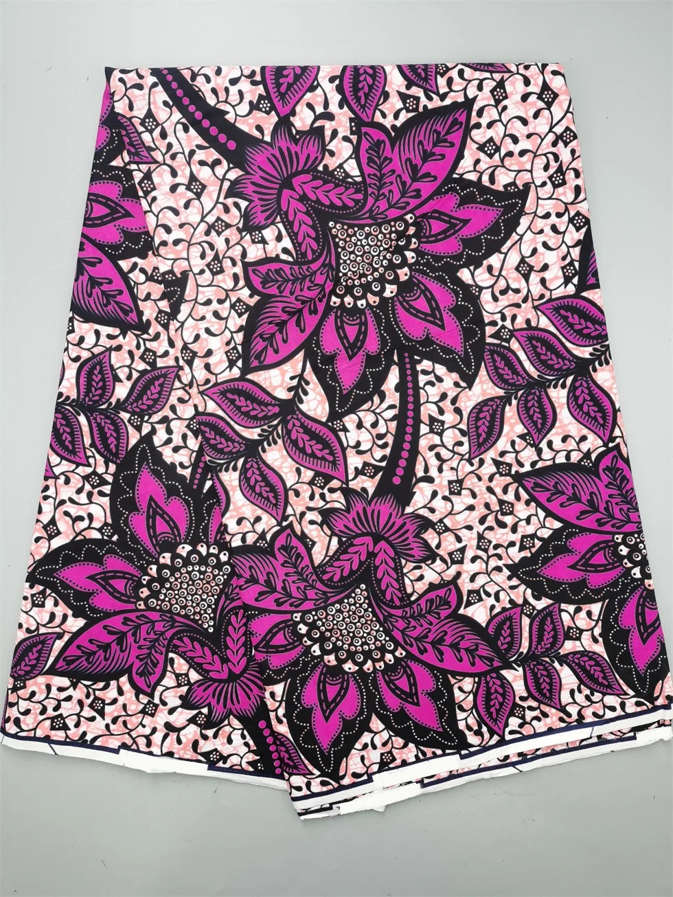 New Nigerian African Wax Fabric - 100% Cotton Real Wax Ankara Print High Quality Original Pagne Material