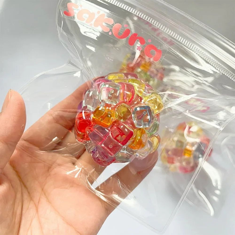 Super Soft Squishy Stress Balls - Memory Gel Textured Fidget & Calming Toys