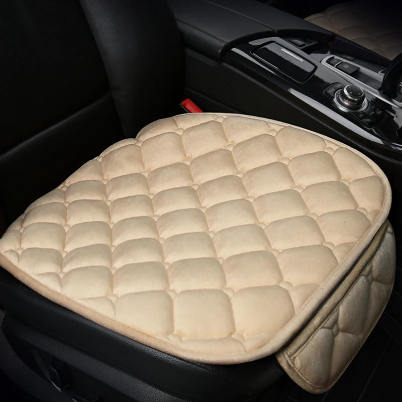Universal Winter Warm Car Seat Cover Protector Set – 3-Piece Rear Seat Cushion Auto Interior Protection for Cars, SUVs & Vans