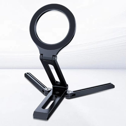 Foldable Magnetic Phone Stand - Portable MagSafe Tripod Mount for iPhone, Samsung & Xiaomi