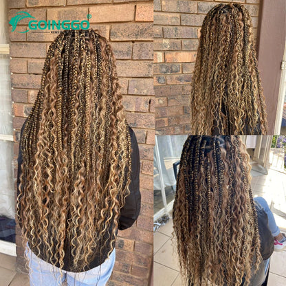 Pre-Colored Brazilian Deep Wave Bulk Human Hair - No Weft, Remy Hair Extensions, 14-28 Inch for Crochet Braids