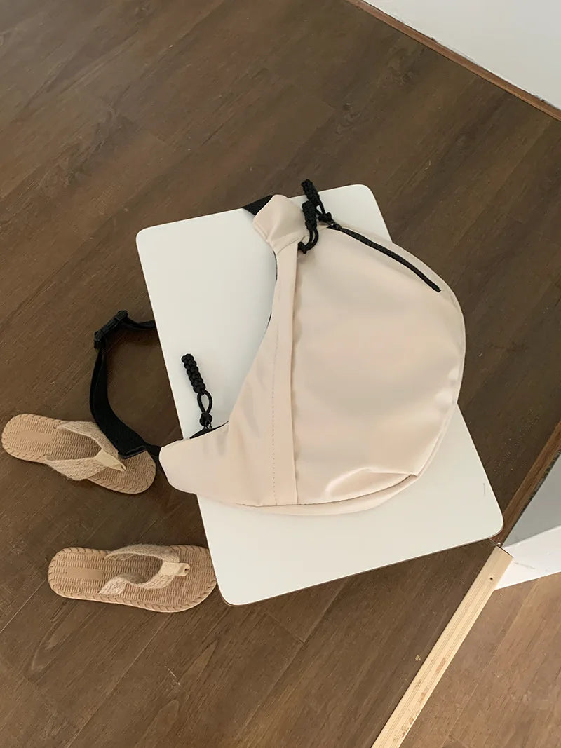 Large Capacity Nylon Crossbody Bag – Casual, Versatile Shoulder Bag for Commuting & Sports, Lightweight Hobo
