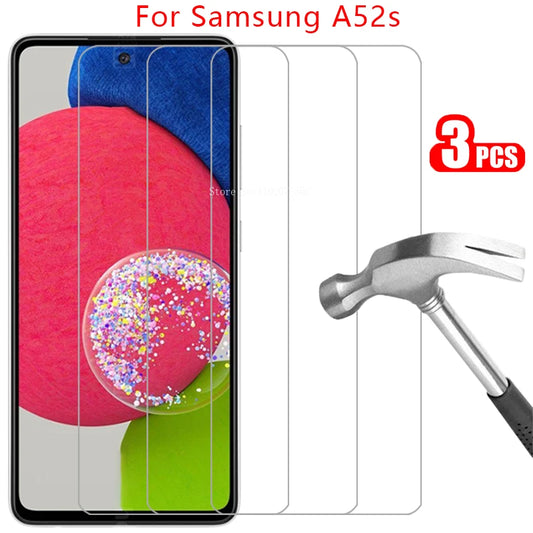 Tempered Glass Screen Protector for Samsung Galaxy A52S 5G – Durable Film for A52, A52S, and A52 Phones