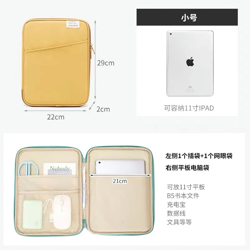 Shockproof Tablet Bag 9-11 Inch – Case for iPad Air 4/5, Pro 11, Xiaomi, Samsung, Huawei, Lenovo