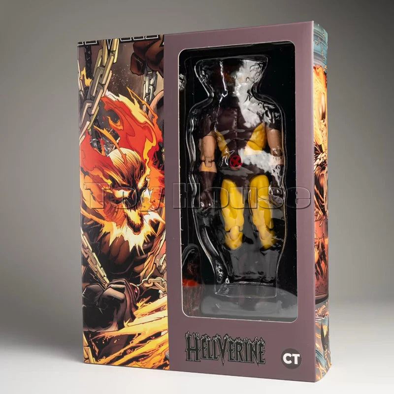 CT Toys Wolverine Hellverine Figure — Mafex 096/138 X-Men Anime Action Collectible Model Toy Gift