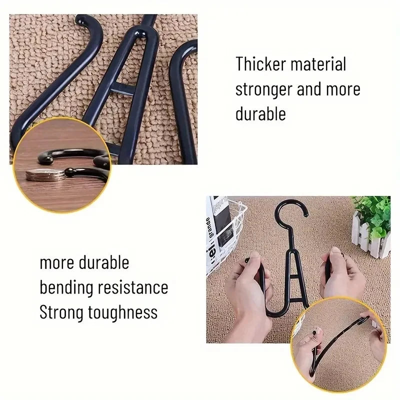 6pcs Long Hair Extension Storage Bags | Non-Woven Dust-Proof Carrier with Plastic Hanger for Home & Salon Organization