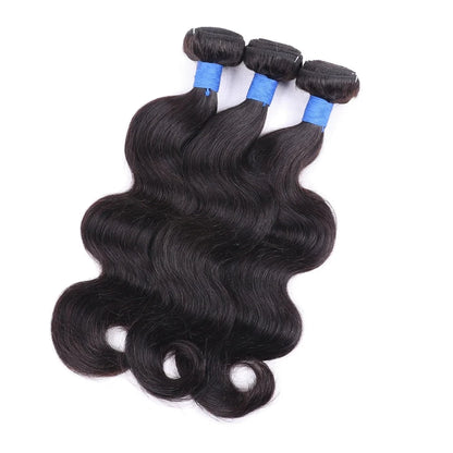 Rosabeauty Human Hair Bundles – Body Wave, 26-32 Inch, 100% Unprocessed Brazilian Virgin Hair Weave, Natural Real Human Hair