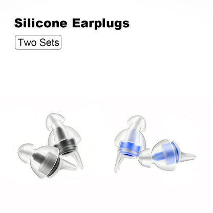 High Fidelity Concert Earplugs - Reusable Hypoallergenic Hearing Protection for Musicians & Events