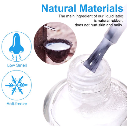 15ml Nail Peel-Off Liquid Latex Tape – Cuticle Guard & Nail Edge Protector for Manicure