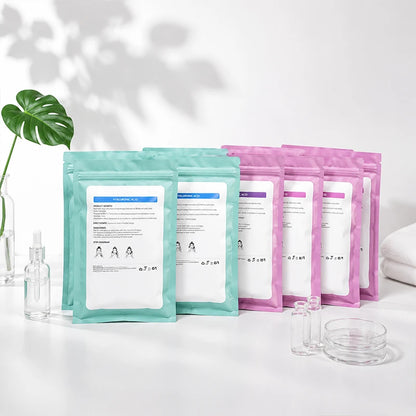 GPLab DIY Facial Repair Care Kit - Centella Asiatica Powder & Hyaluronic Acid Moisturizing Serum, 1-Vial Set