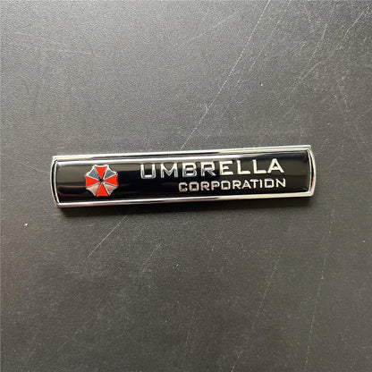 3D Aluminum Car Emblem - Umbrella Corporation Sticker Badge for Auto Styling & Decoration