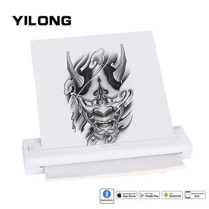 ATS886 Portable Tattoo Stencil Printer – Thermal Stencil Maker & Copier