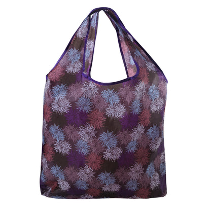 Portable Foldable Shopping Bag – Large Capacity Nylon Tote with Fashion Prints, Lightweight Reusable Travel & Grocery Essential Bag