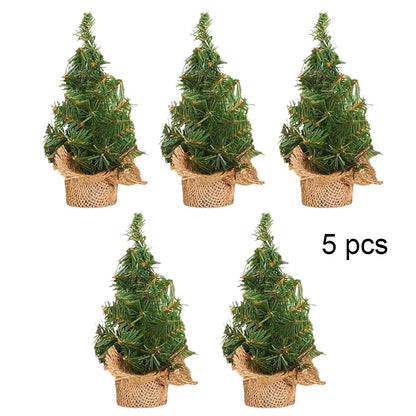 Mini Christmas Tree 20/30/40cm – Desktop Xmas Trees for Home Decor, Kids DIY Handicraft & New Year Gift