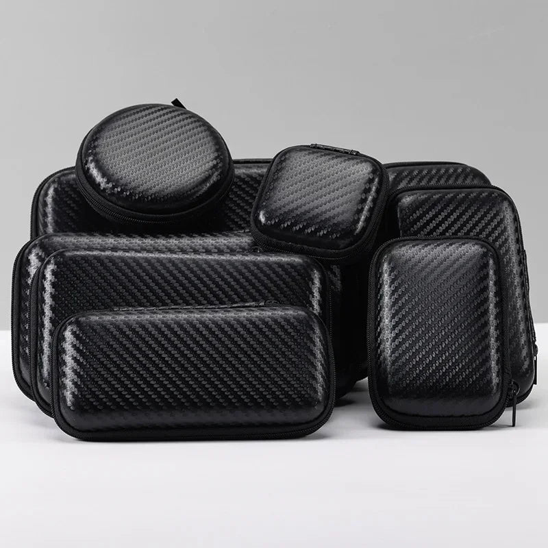 U Disk Data Cable Zipper Bag: Mobile Charger Protection for Phone & Hard Disk - Storage Pouch with Folding Design for Compact Organization