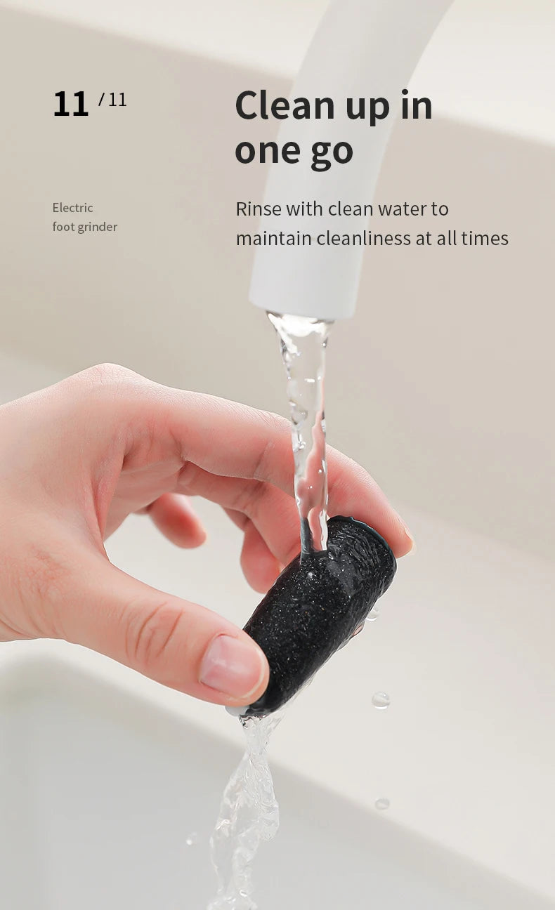 HOMFISH Electric Foot Grinder – Automatic Callus Remover Pedicure Machine for Smooth and Beautiful Feet
