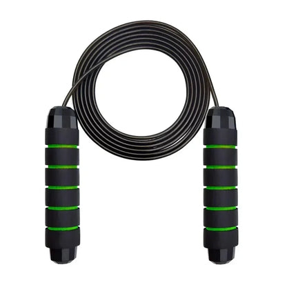 Adjustable Tangle-Free Speed Jump Rope - Ball Bearing Skipping Rope with Foam Handles for Home Workouts, Fitness & Cardio
