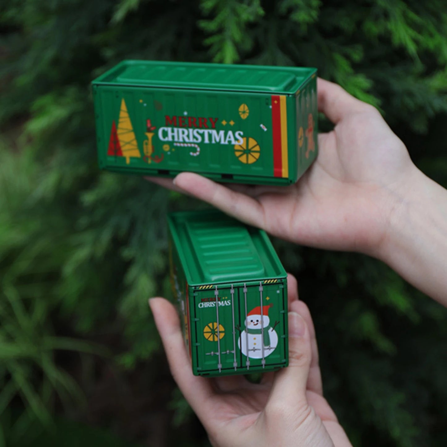 Mini Iron Storage Box - Creative Desktop Miniature Container for Small Items, Collectibles & Christmas Gifts