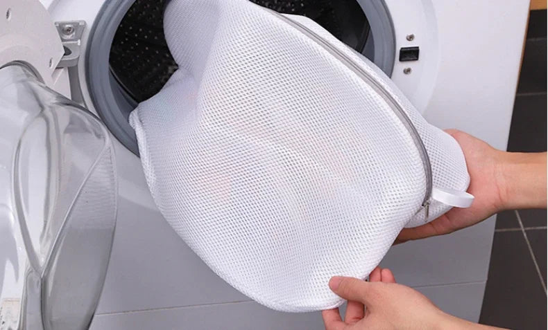 Reusable Zipper Laundry Bag for Washing Machine – Coarse Mesh Organizer for Lingerie, Shoes, Bras & Clothes