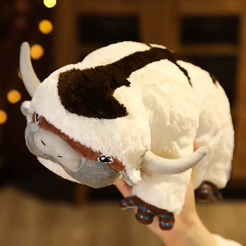 Kawaii Anime Appa Plushie – Bull Cow Stuffed Doll Toy, Christmas Gift Inspired by Avatar Aang The Last Airbender