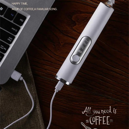 Ultimate Wireless Electric Milk Frother & Egg Beater - USB Rechargeable Handheld Coffee Blender, Milk Shaker Mixer, and Foamer