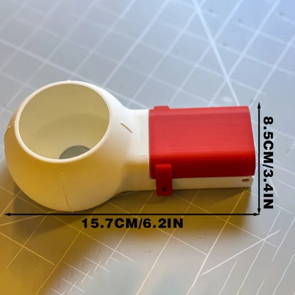 Rotating Nozzle Drill Dust Removal Box - Efficient Dust Collector for Decoration Workers & Home Use