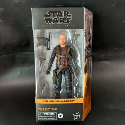 Star Wars Action Figures - Hasbro Black Series Obi-Wan, Darth Vader, Cal Kestis, Boba Fett, Luke & Mandalorian Collectible Toys