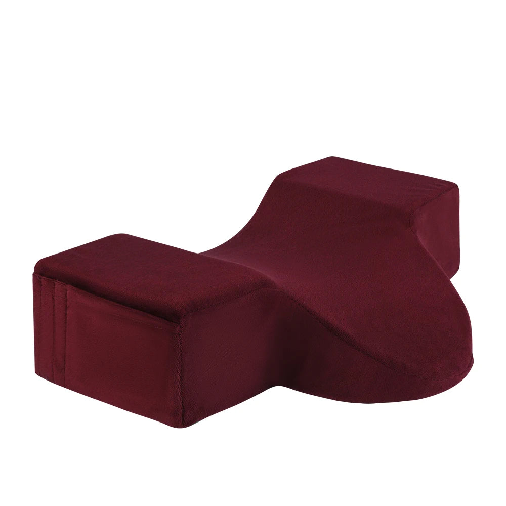 U-Shaped Memory Foam Eyelash Pillow - Ergonomic Neck Support for Lash Extensions, Beauty Salon & Home Use