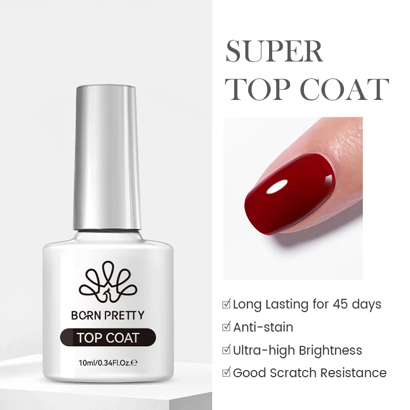 BORN PRETTY 15ml Clear Non-Stick Hand Extension Gel - 3D Shaping Nail Art, Milky Jelly Hard Gel for Fake Nails