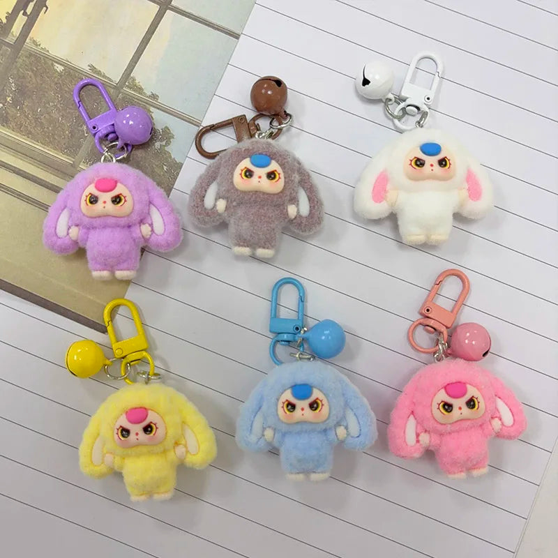Kawaii Plush Keychain – Cute Aesthetic Bag Charm for Women, Wedding & Party Gifts