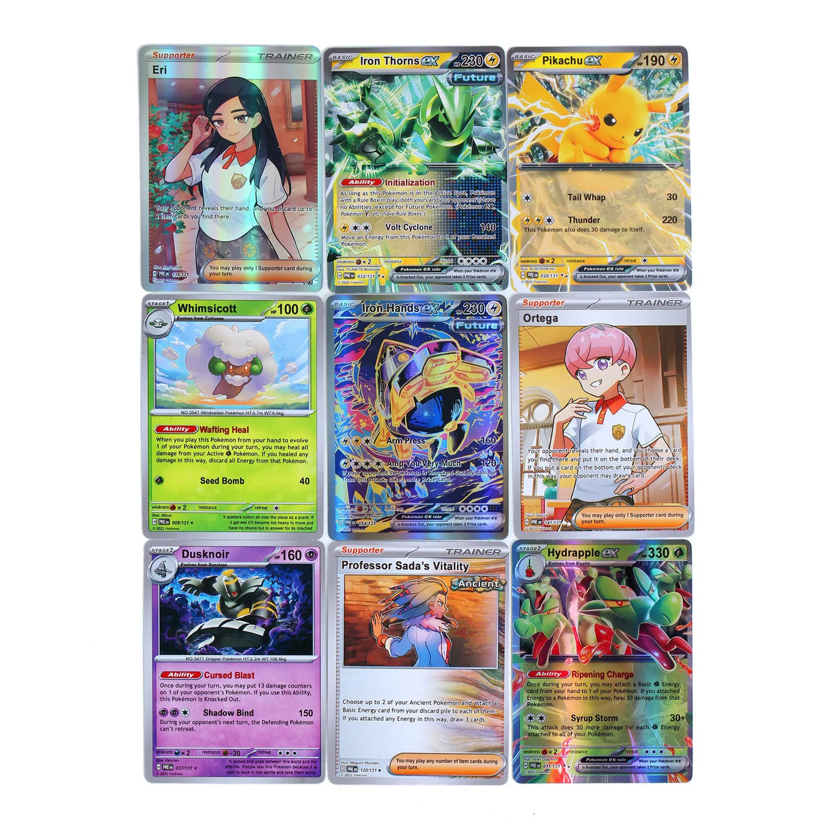 360-Piece Pokémon Trading Card Game Set - Destined Rivals, Prismatic Evolutions, Black Bolt, Scarlet & Violet 151 and Ultra Prism Booster Cards