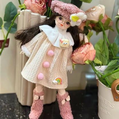 High-Value 30cm BJD Doll – 6-Point Jointed Princess Outfit Set for Girls, Birthday Gift Toy