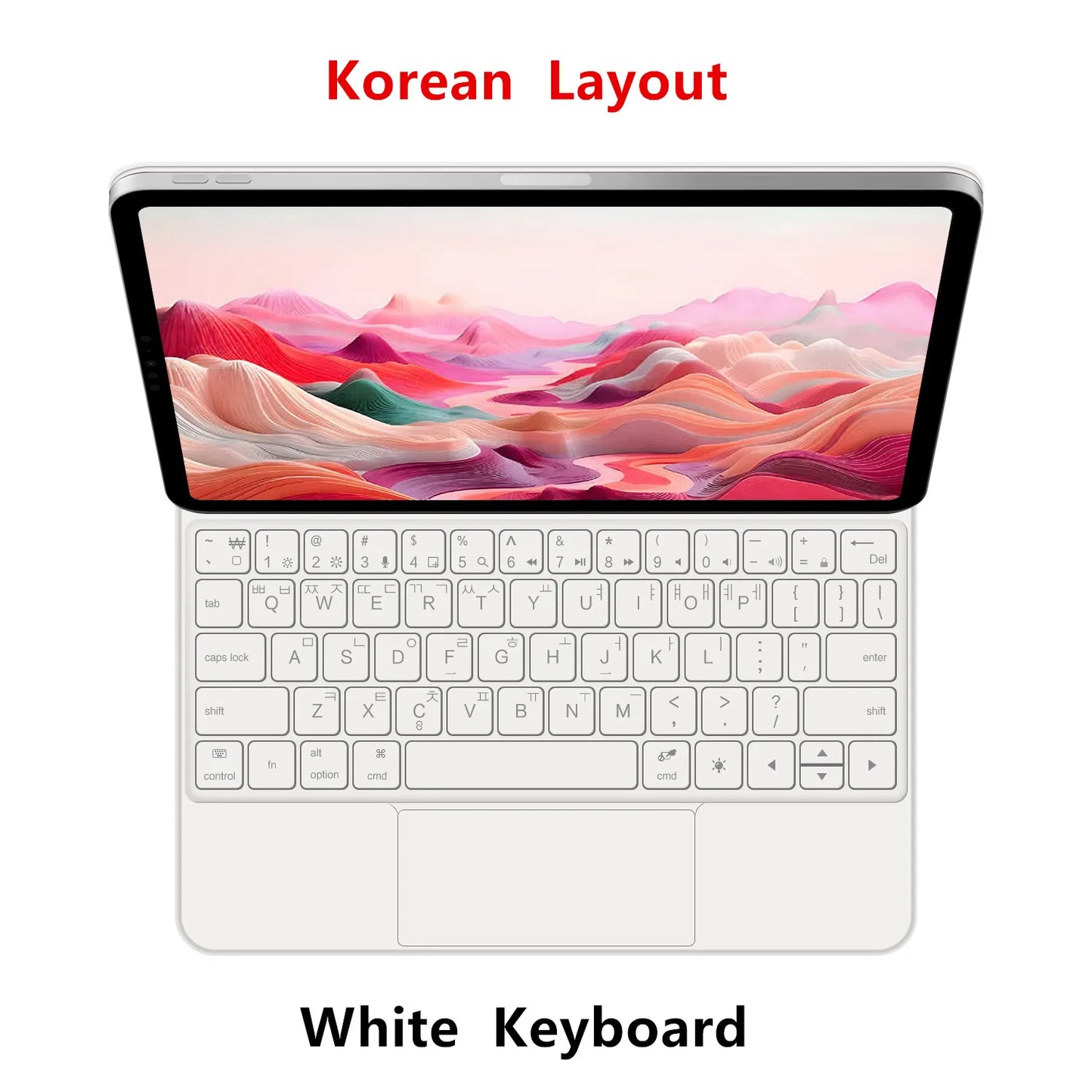 Magic Keyboard Case for iPad — Smart Magnetic Folio for iPad 11th & 10th Gen 11" (2025 A16, A3354/A3355/A3356/A2696)