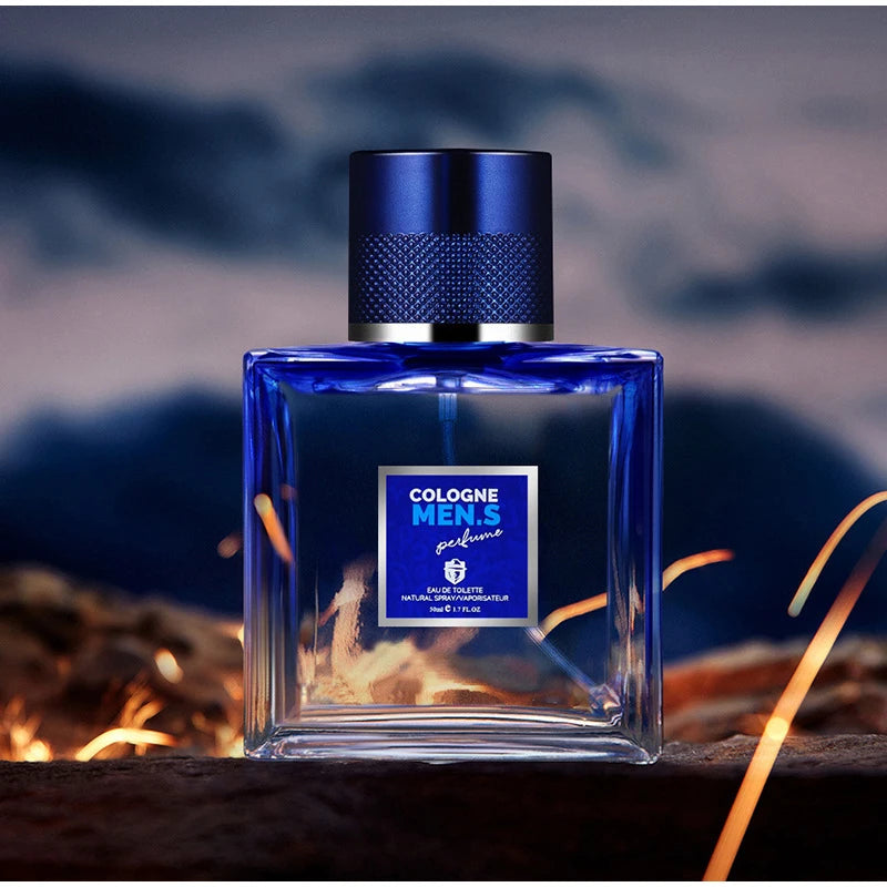 Blue Genuine Men’s Perfume, Citrusy Fresh Flowers & Fruits Fragrance, Long-Lasting Eau De Toilette