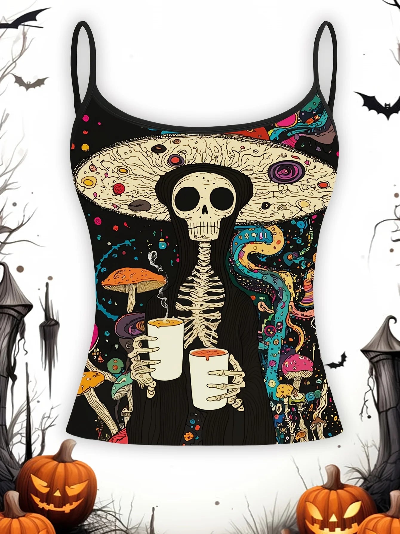 Women’s Slim Strap Tank Top – Breathable Summer Sleeveless Casual Top