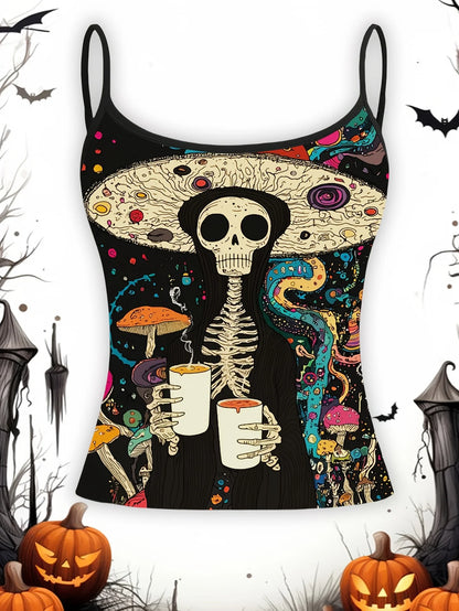 Women’s Slim Strap Tank Top – Breathable Summer Sleeveless Casual Top