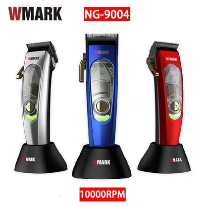 WMARK NG-9004 Hair Clipper for Men – 10,000 RPM MAGLEV Motor, Cordless Rechargeable Trimmer with Base