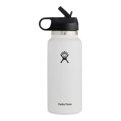 32oz Stainless Steel Straw Cup – Vacuum Insulated Office Water Tumbler