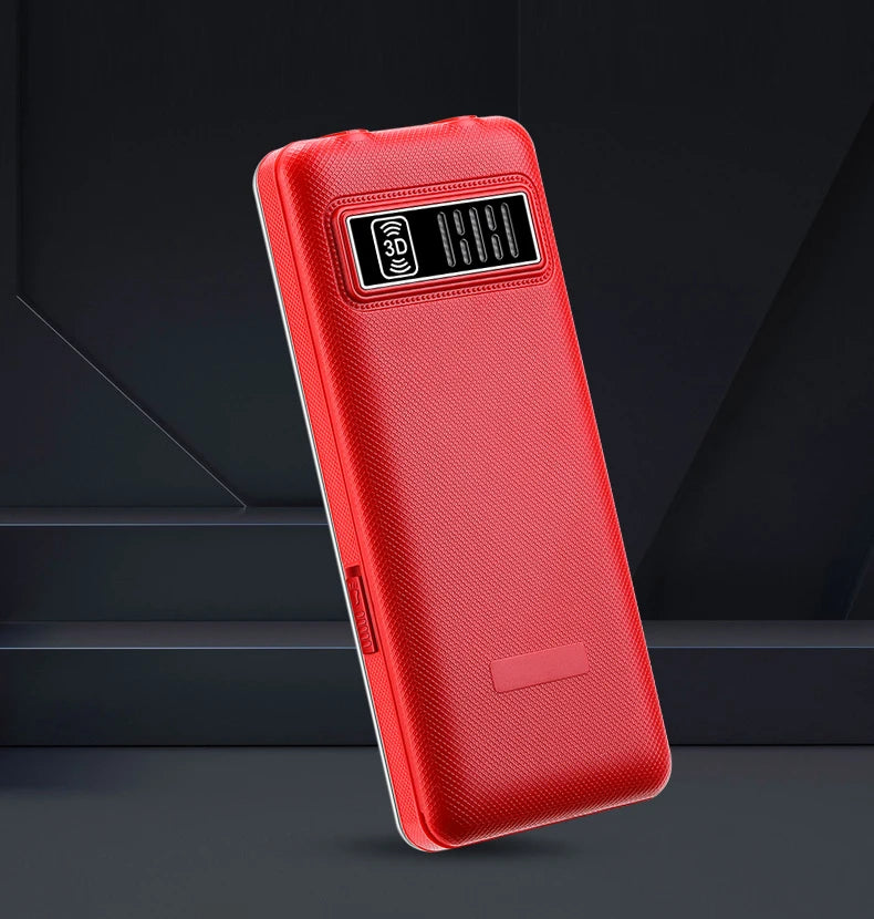 GSM 2G G600 BAR Phone – Dual SIM, 6800mAh Battery, SOS Button, 2.4" Screen, MP3 Recorder Mobile Cellphone for Seniors