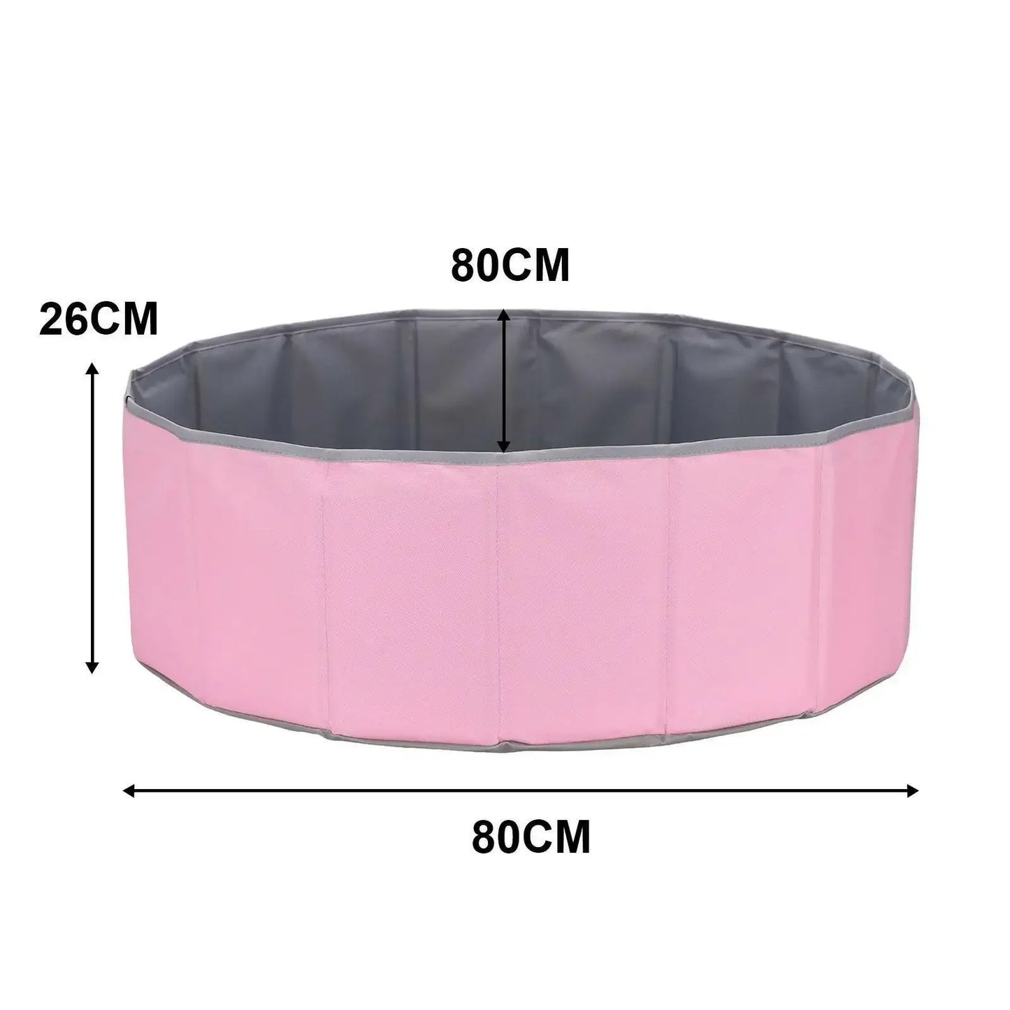 80x26cm Kids Ball Pit – Portable & Foldable Oxford Cloth Ball Pool for Toddlers & Babies, Indoor/Outdoor (Balls Not Included)