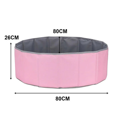 80x26cm Kids Ball Pit – Portable & Foldable Oxford Cloth Ball Pool for Toddlers & Babies, Indoor/Outdoor (Balls Not Included)