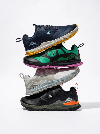 HOBIBEAR Unisex Hiking Shoes | Trail Running Outdoor Sneakers for Men & Women, Non-Slip Lace-Up Walking Shoes
