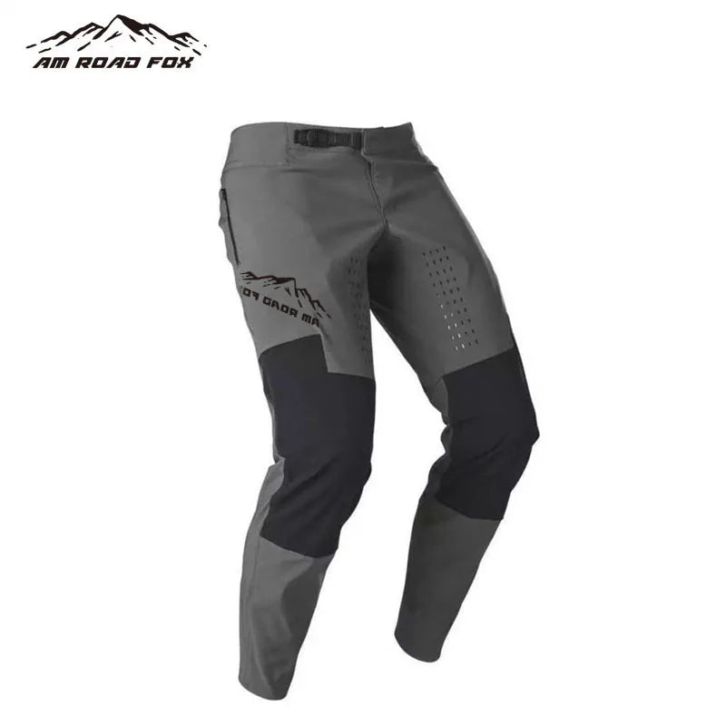 Men’s MTB BMX ATV Motocross Cycling Pants – Quick-Dry Downhill DH Mountain Bike Riding Pants for Outdoor Sports & Racing Gear