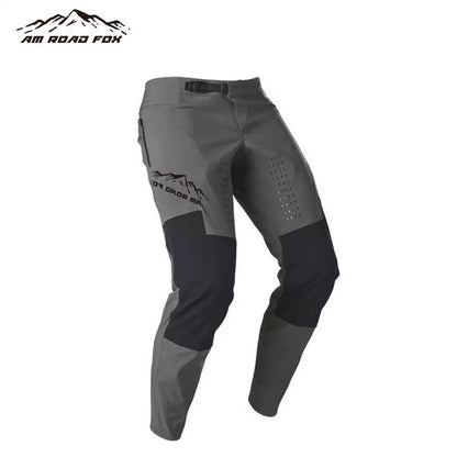 Men’s MTB BMX ATV Motocross Cycling Pants – Quick-Dry Downhill DH Mountain Bike Riding Pants for Outdoor Sports & Racing Gear