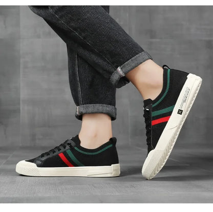 Luxury Men's Casual Sneakers – Fashionable Breathable Mesh Walking Loafers, Outdoor Flats Zapatos Para Hombres