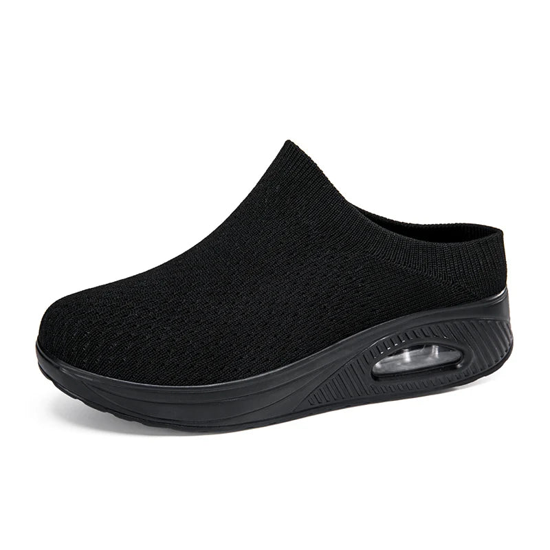 Breathable Lightweight Women’s Sneakers – Outdoor Soft Sock Slip-On Tennis Shoes for Women