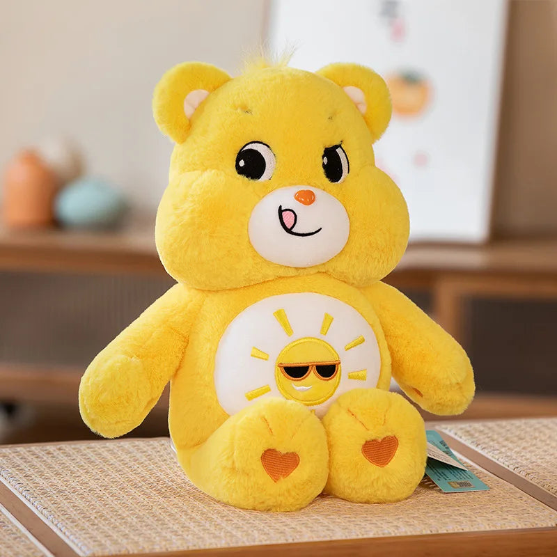 8-Color Care Bears Plush Toys - Cute Stuffed Bear Dolls, Soft Pillows & Home or Car Decorations for Kids’ Birthday Gifts
